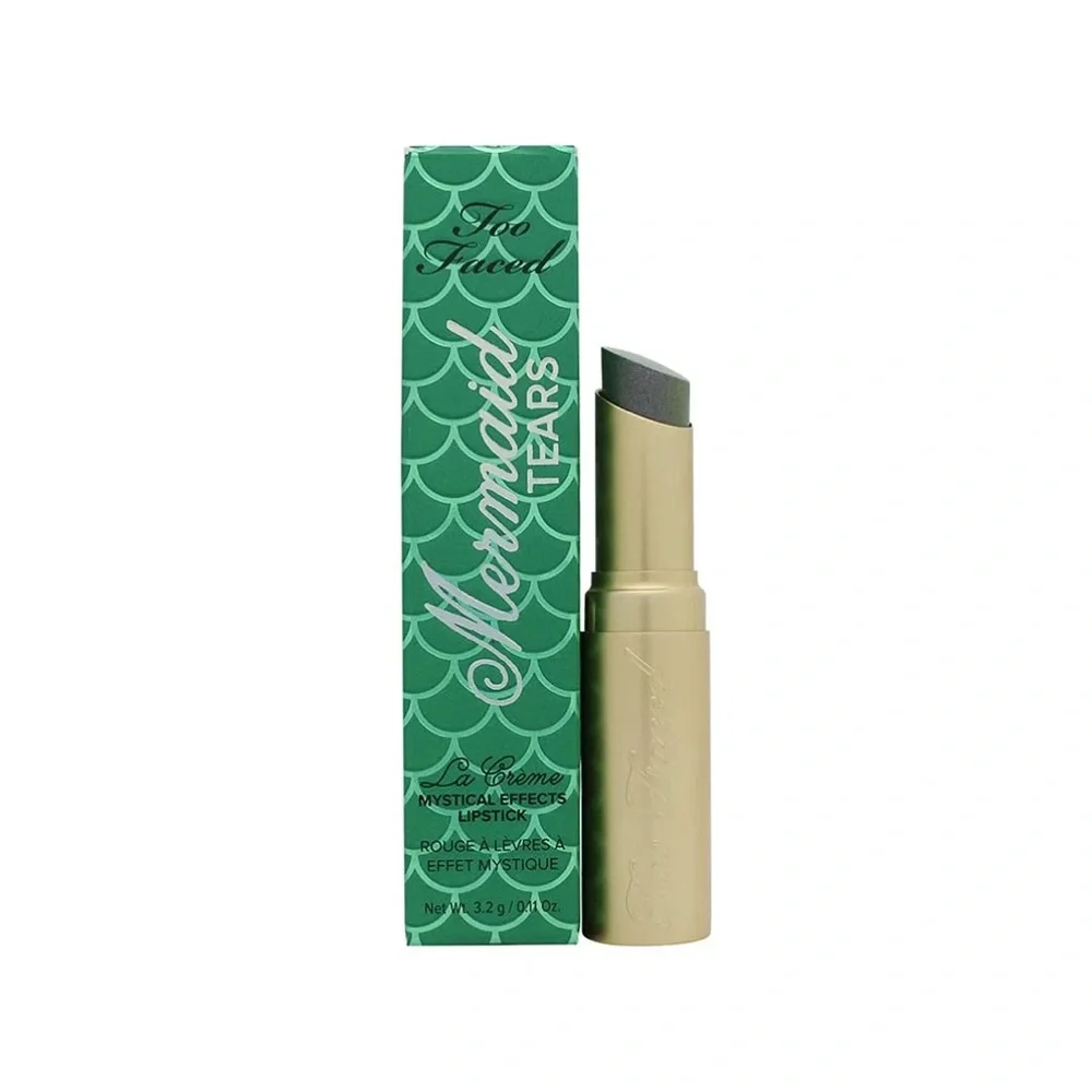 Too Faced Mermaid Tears La Crème Mystical Effects Lipstick New in Box